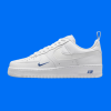 White & Blue